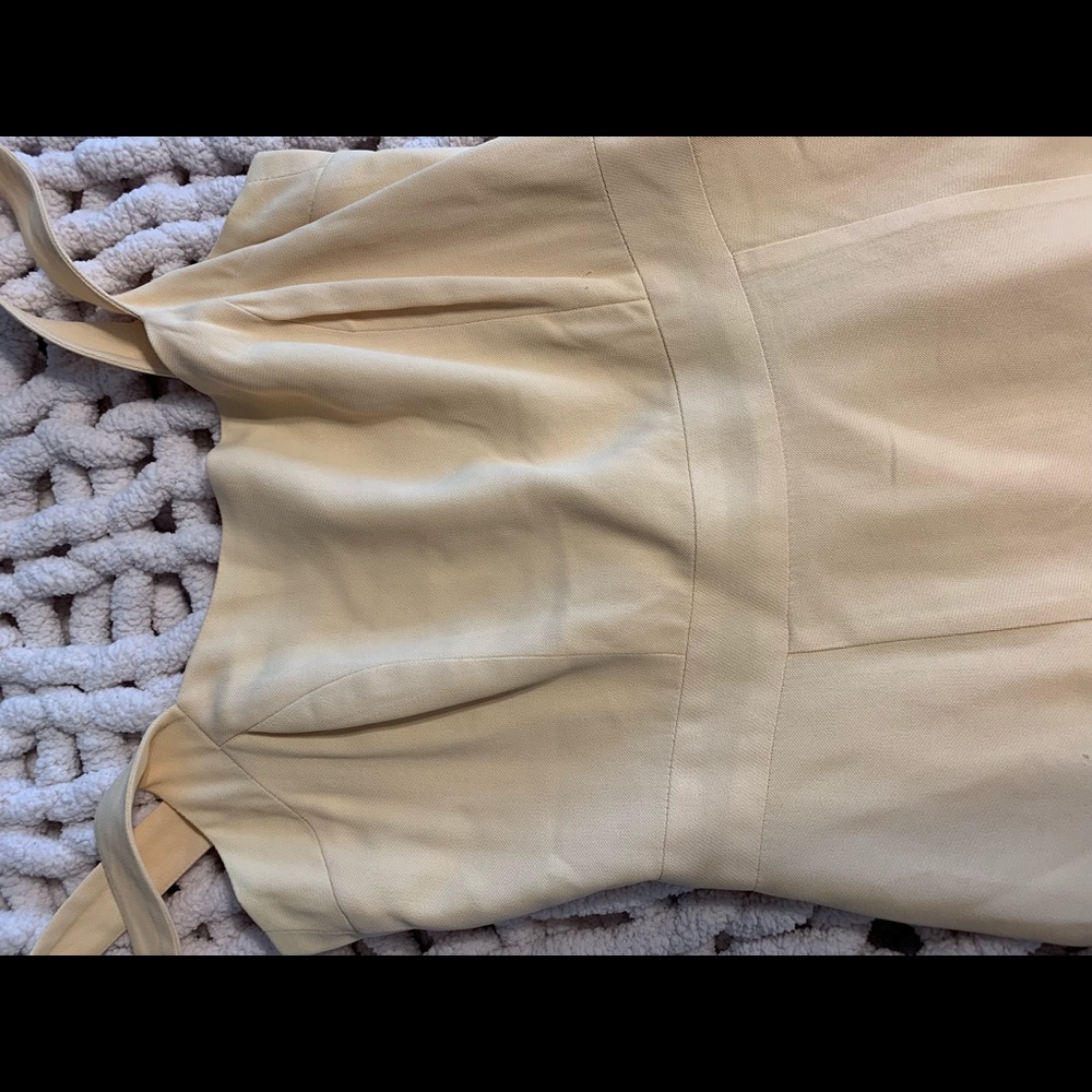 Vintage Yellow Apron Dress - Picture 3 of 4